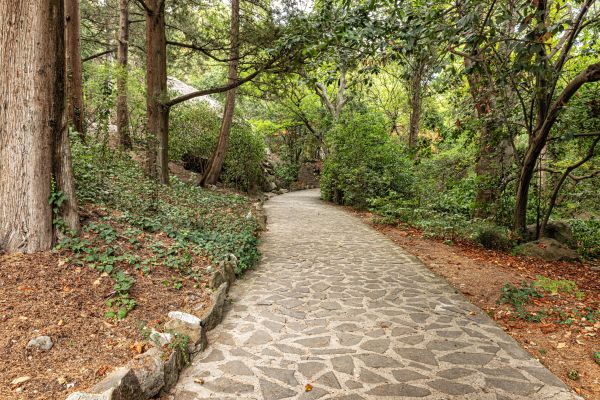 Natural Stone Pathway Install