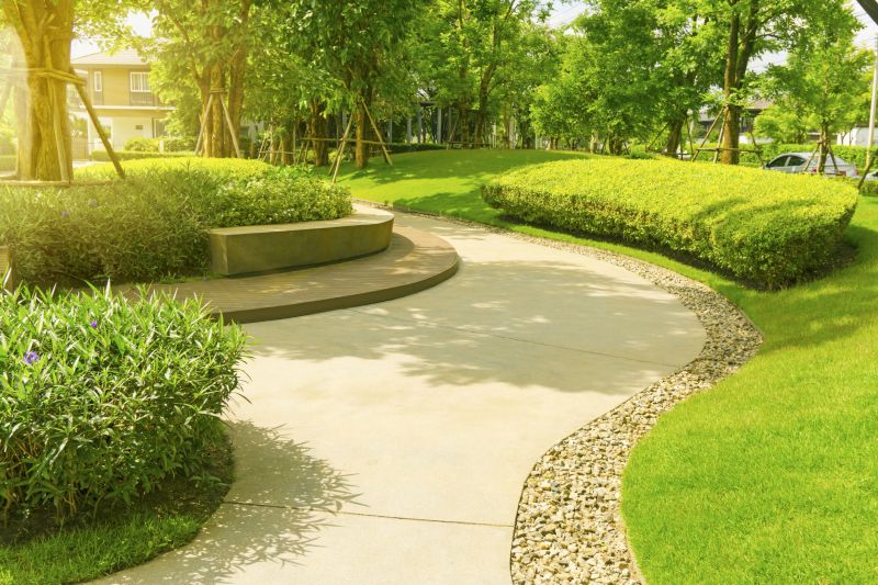 Landscaped Paver Walkway